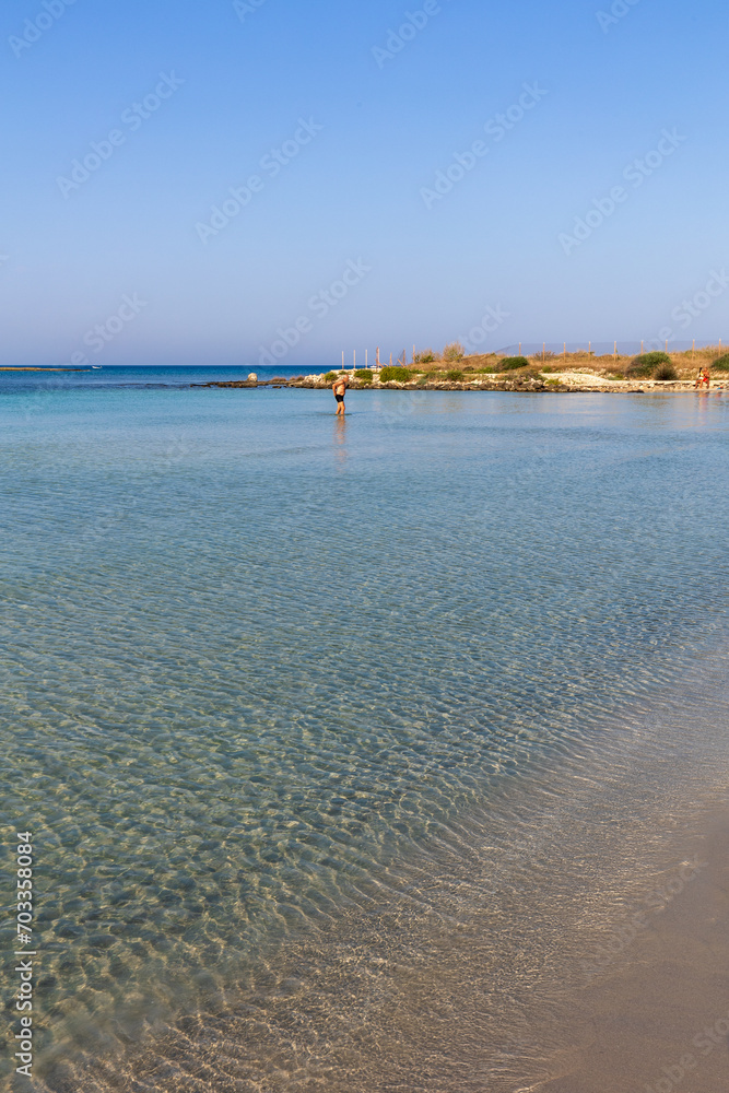 Spiaggia di Porto Cesareo in Puglia Salento