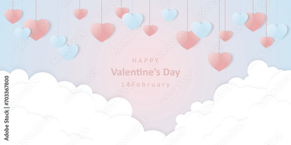 Happy Valentine Day, background, Banner, template