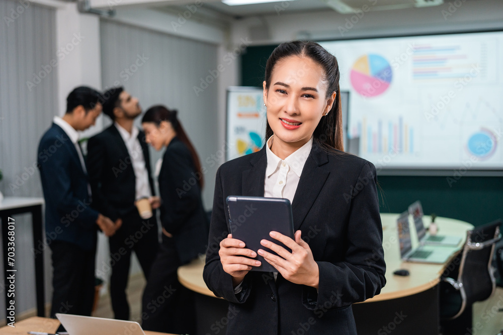 Asian business people team analyzing statistics financial. Team of businesspeople Meeting Conference Discussion Corporate Concept in office. Asian business people team analyzing statistics financial. Team of businesspeople Meeting Conference Discussion Corporate Concept in office.