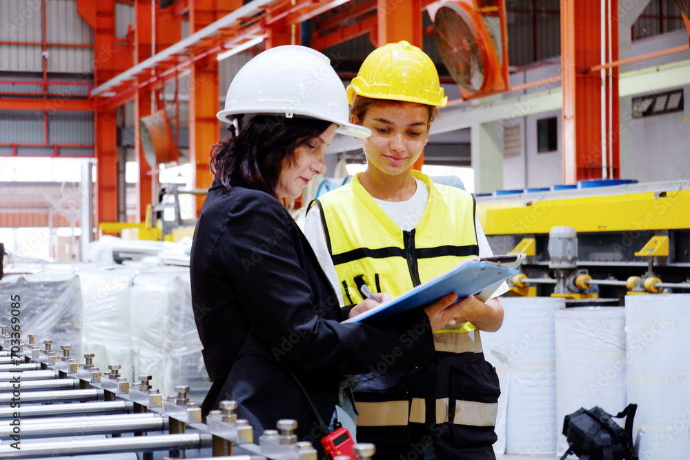 custom made wallpaper toronto digitalEngineers and employees check product stocks in industrial plants.