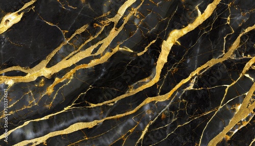 black and gold marble texture background abstract design 4k wallpaper ai