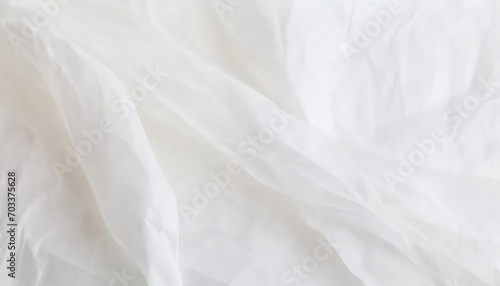 pronounced creases on white paper abstract background