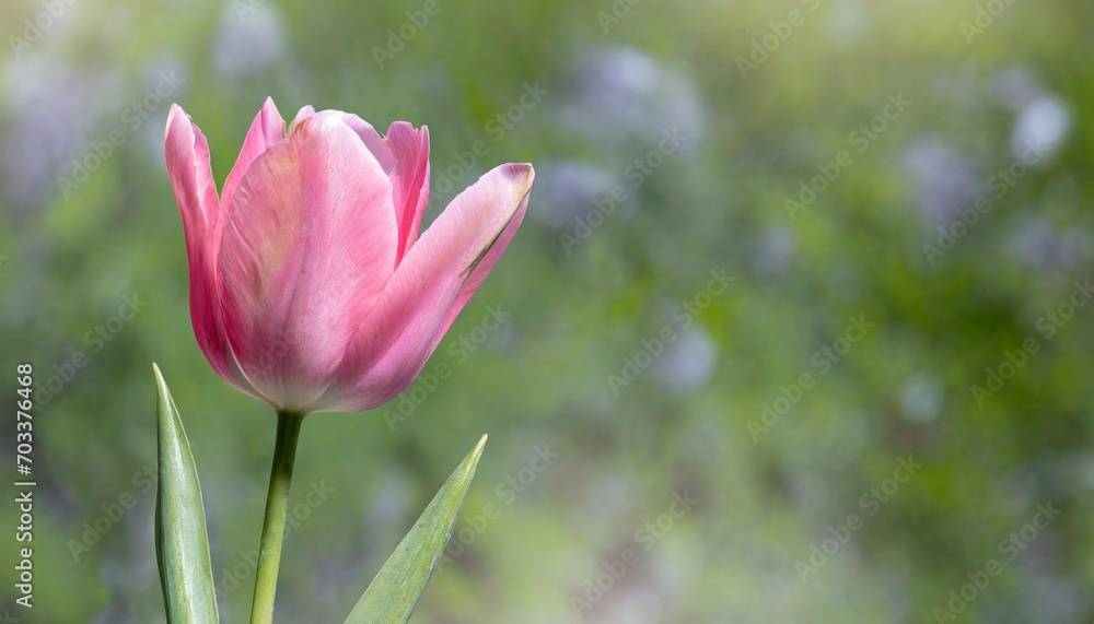 beautiful pink tulip flower isolated on a background beautiful pink tulip flower isolated on a background