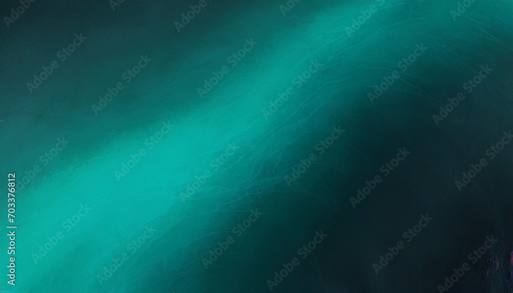 Obraz na płótnie black dark light jade petrol teal cyan sea blue green abstract wave wavy line background ombre gradient blue atoll color noise grain rough grungy matte shimmer metallic electric template design w salonie