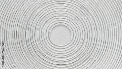 concentric linear inset white rings or circles steps symmetrically lit from top background wallpaper banner flat lay top view from above