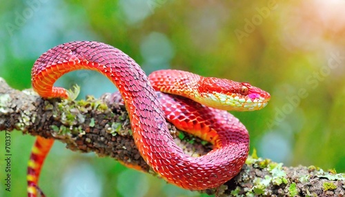 colorful viper snake ai