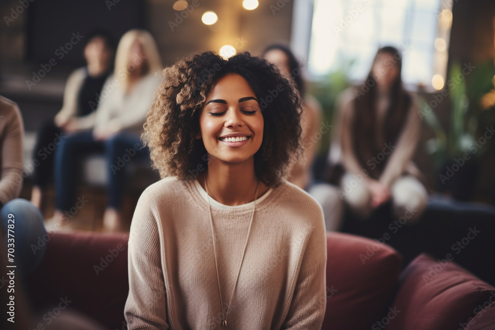 A person participating in a compassion-focused therapy session, highlighting the cultivation of self-compassion and empathy in mental health care.