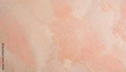 art oil and acrylic smear blot canvas painting wall abstract texture pastel beige pink color stain brushstroke texture background