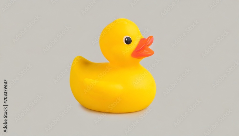 cute yellow rubber duck isolated over background cute yellow rubber duck isolated over background