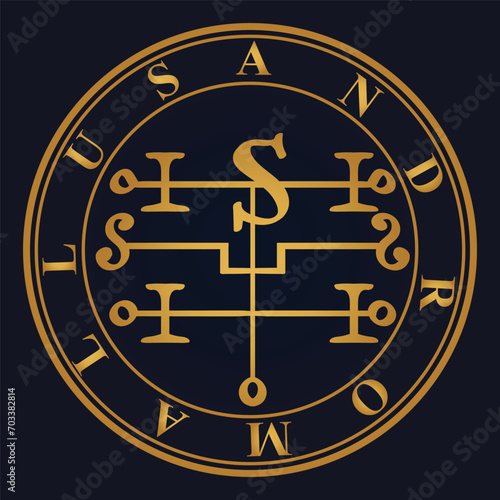 Seal of Solomon Sigil of Andromalius  photo