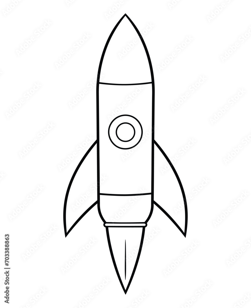 Cute and funny coloring page of a rocket. Provides hours of coloring fun for children. To color this page is very easy. Suitable for little kids and toddlers. Cute and funny coloring page of a rocket. Provides hours of coloring fun for children. To color this page is very easy. Suitable for little kids and toddlers.