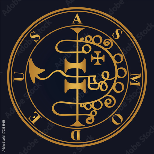 Seal of Solomon Sigil of Asmodeus photo