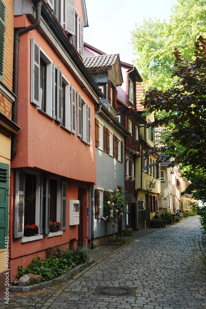 Old town in Esslingen am Neckar, Baden Wuerttemberg, Germany	