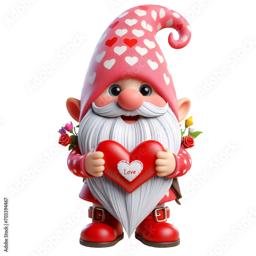 Happy Valentines Day Gnome Svg Png Clipart  funny valentine be mine and i love you gnomes sublimation
