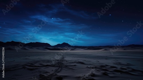 Desert night  stars  sunset  clouds  milky way  photographer. photo