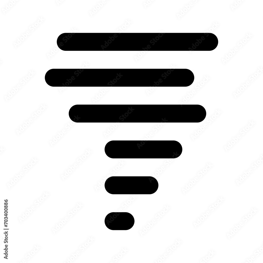 tornado line icon