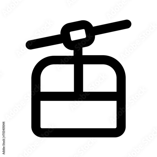 cableway line icon