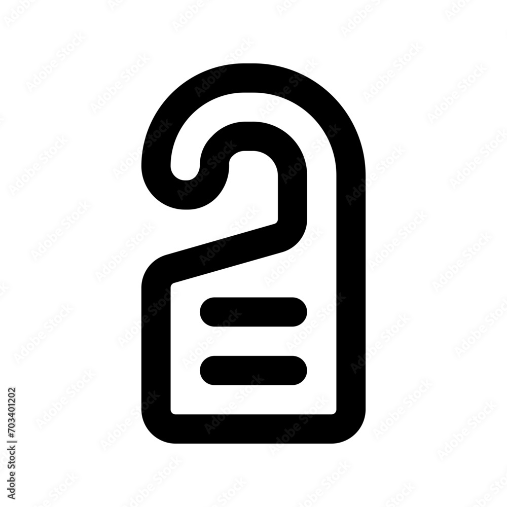 do not disturb line icon do not disturb line icon