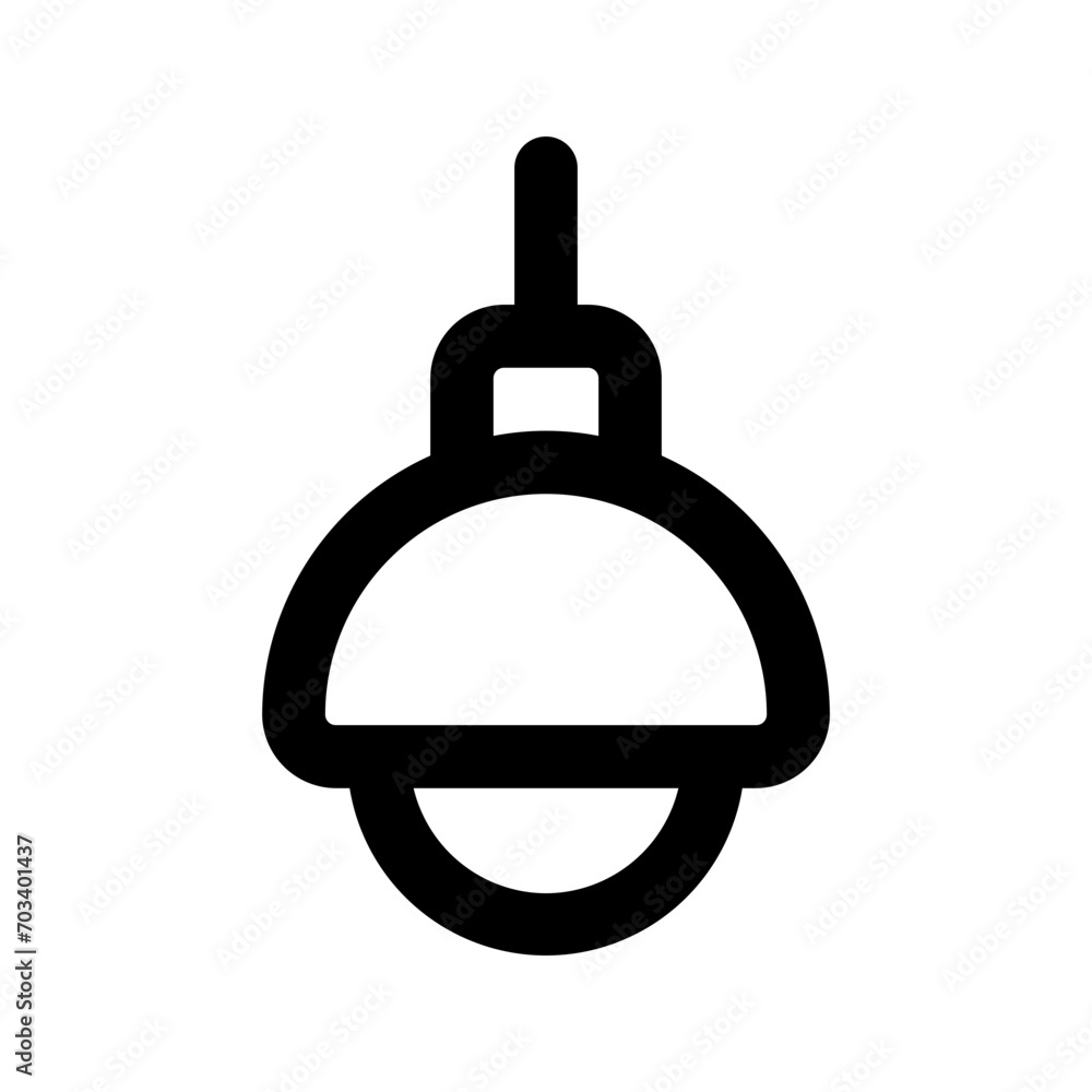 lamp line icon lamp line icon