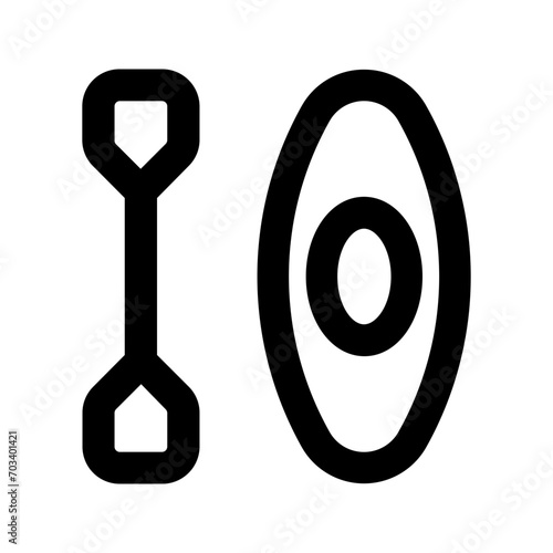 kayak line icon