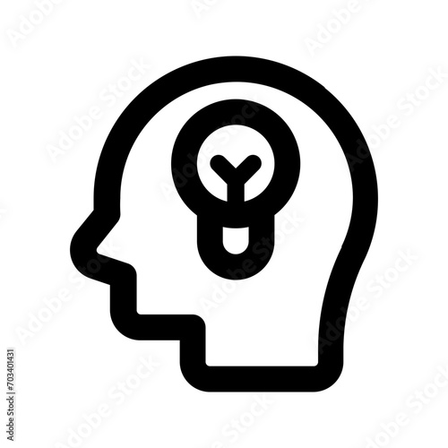 knowledge line icon