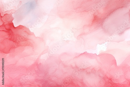 Coral Pink watercolor abstract background