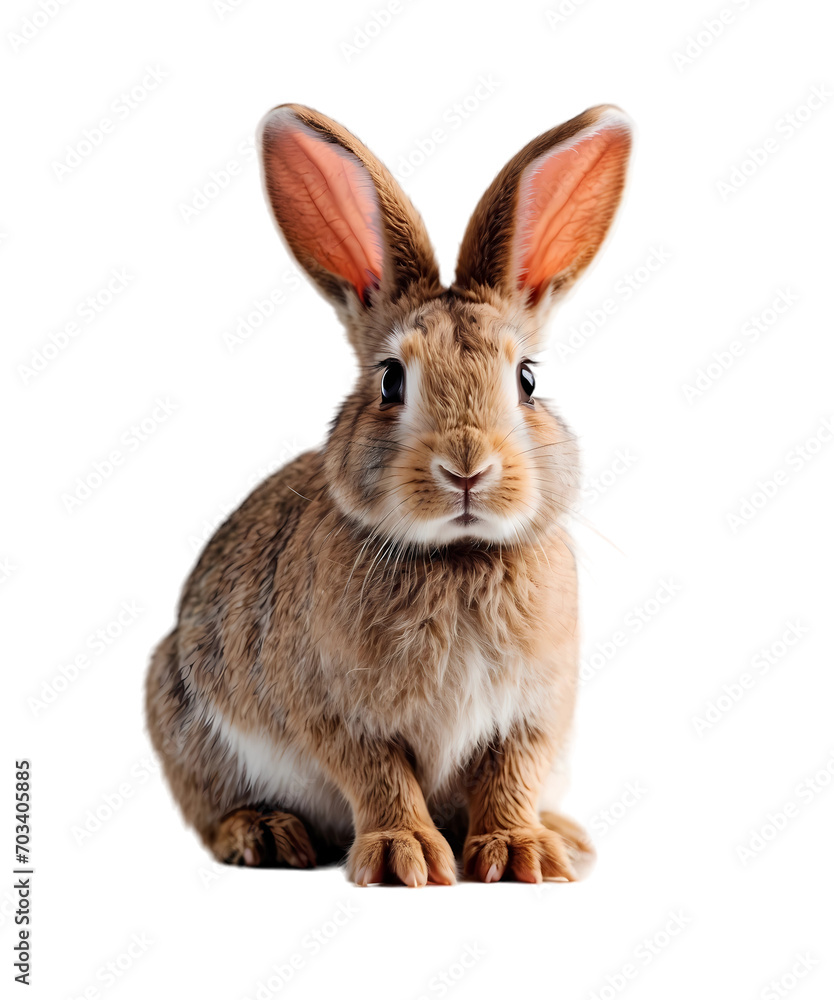 Obraz premium rabbit isolated on white background