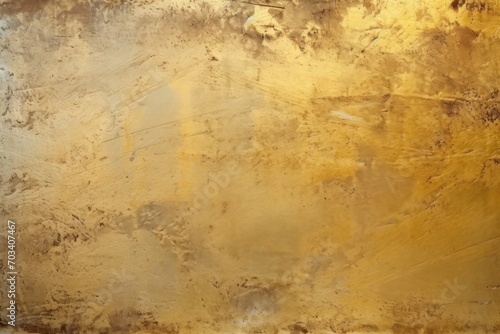 Brass background on cement floor texture