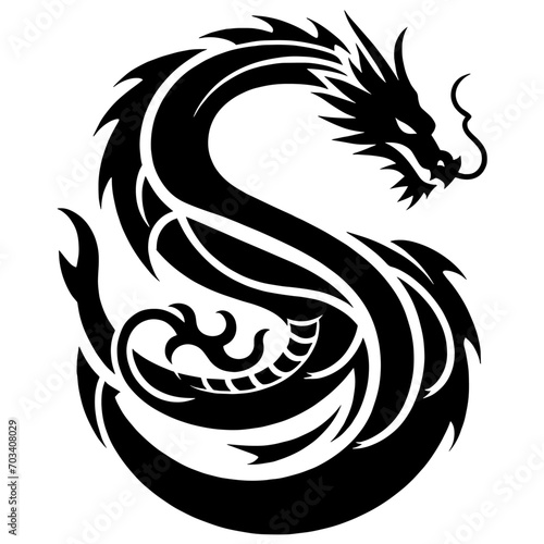 dragon alphabet, dragon numbers, dragon letter, dragon lettering, dragon typography, dragon graphics © Pornphan