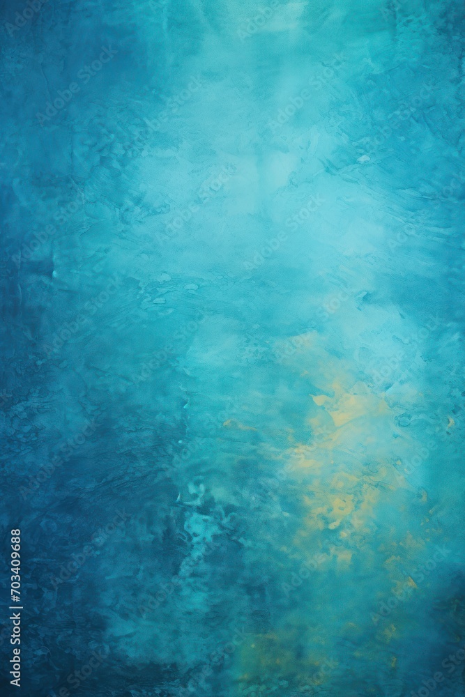 Aqua Blue background on cement floor texture