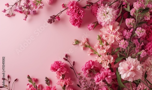 Wallpaper Mural Romantic background. Beautiful flowers Valentine's Day. Romantic background with flowers for birthday, wedding. Spring background with flowers Torontodigital.ca