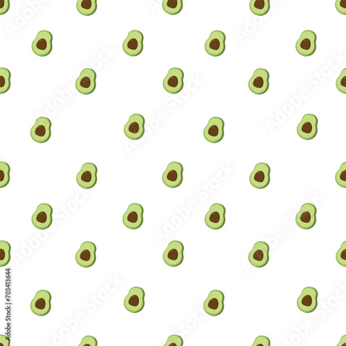 Avocado seamless pattern