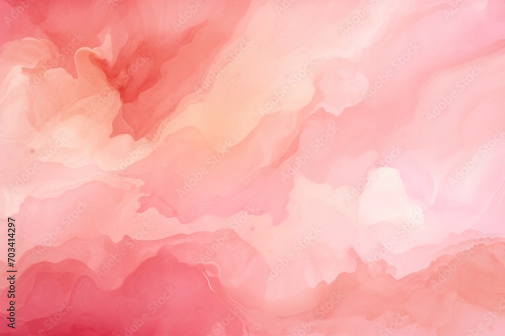 Abstract watercolor paint background by tan and rose pink with liquid fluid texture for background