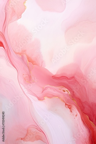 Abstract watercolor paint background by tan and rose pink with liquid fluid texture for background