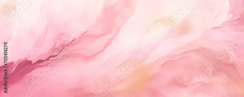 Abstract watercolor paint background by tan and rose pink with liquid fluid texture for background photo