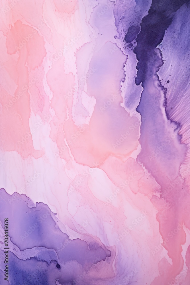 Abstract watercolor paint background by salmon and dark violet with liquid fluid texture for background