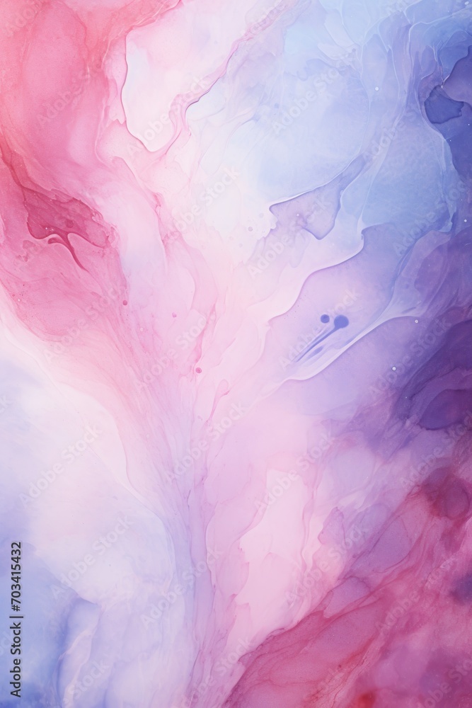 Abstract watercolor paint background by periwinkle blue and burgundy with liquid fluid texture for background