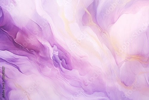 Abstract watercolor paint background by orchid purple and khaki with liquid fluid texture for background