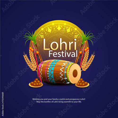 Poster for Lohri festival, ...