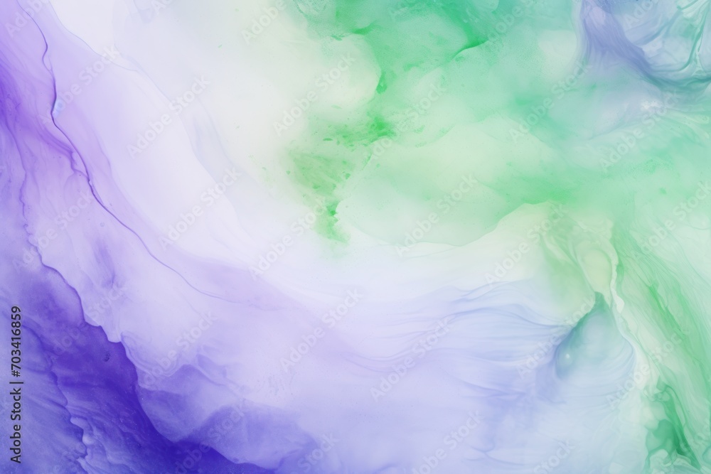Abstract watercolor paint background by lime green and lavender with liquid fluid texture for background, banner 