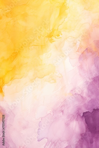 Abstract watercolor paint background by lavender and mustard yellow with liquid fluid texture for background, banner 