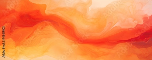 Abstract watercolor paint background by crimson red and orange with liquid fluid texture for background, banner photo