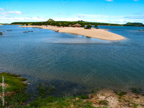 Praia de Alter do Chão no rio Tapajós