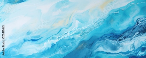 Abstract watercolor paint background by chocolate brown and powder blue with liquid fluid texture for background, banner 