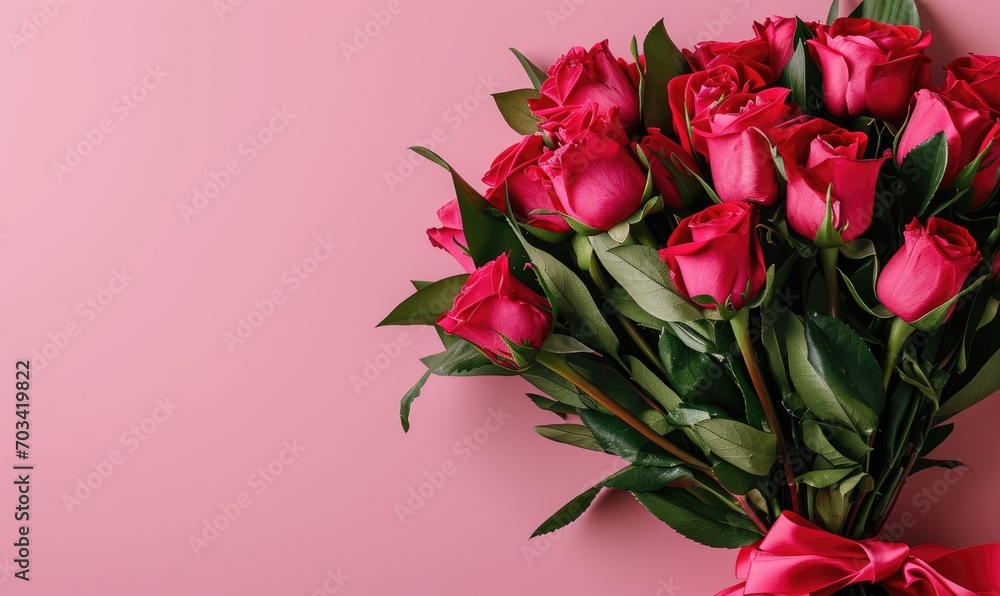 Beautiful flowers Valentine's Day. Romantic background with flowers for birthday, wedding. Spring background with flowers