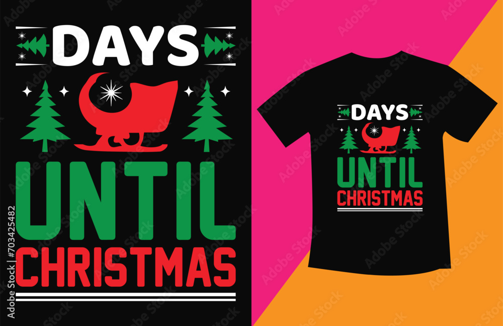 Christmas T-shirt design Christmas T-shirt design