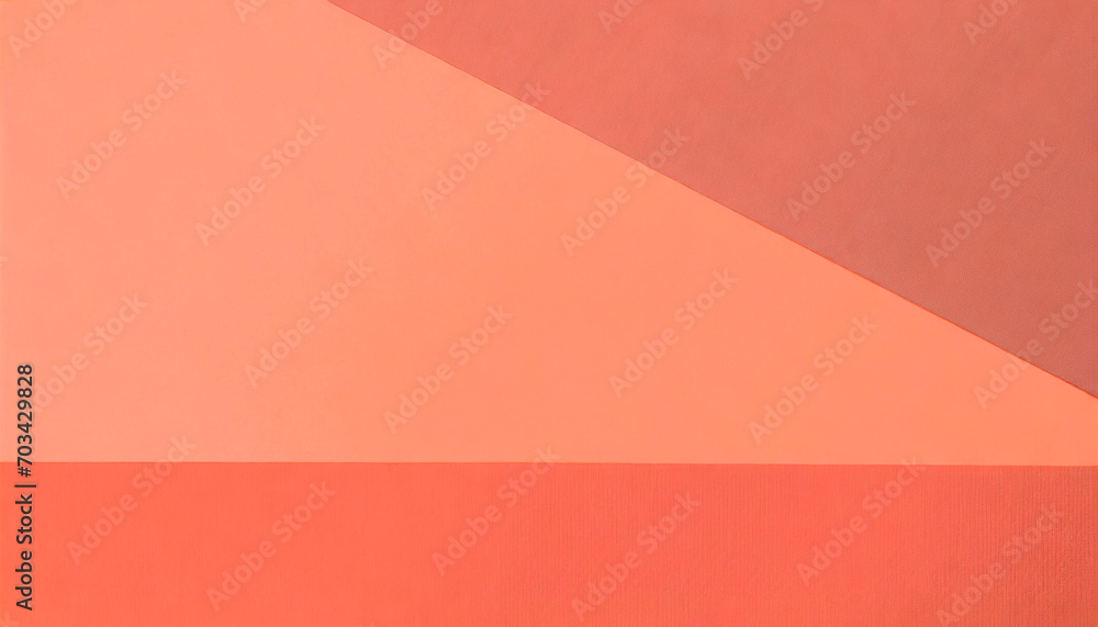 Peach colored background with different shades: simple, clean, neutral. Creative geometry pattern template. Trendy design for banner, social media. Creative geometry pattern template. Copy space. Peach colored background with different shades: simple, clean, neutral. Creative geometry pattern template. Trendy design for banner, social media. Creative geometry pattern template. Copy space.
