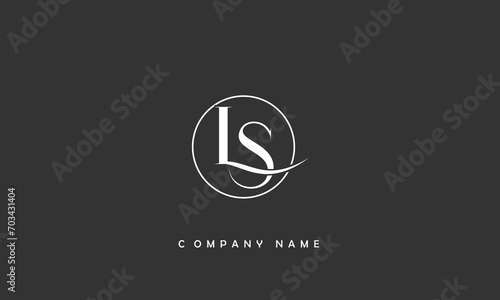 LS, SL, L, S Abstract Letters Logo Monogram