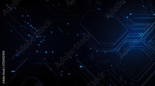Abstract technology background. TechSpace Connect, Futuristic Digital Network