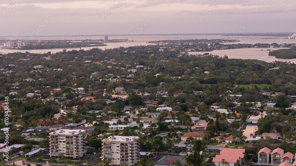 Fototapeta premium EPIC Sunset in Siesta Keys Beach FLorida